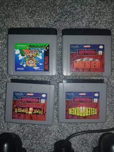 Nintendo Virtual Boy w/ Blockbuster Case, Games And Accessories Graphics Issues  - Picture 16 of 23