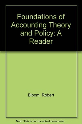Accounting theory & policy: A reader