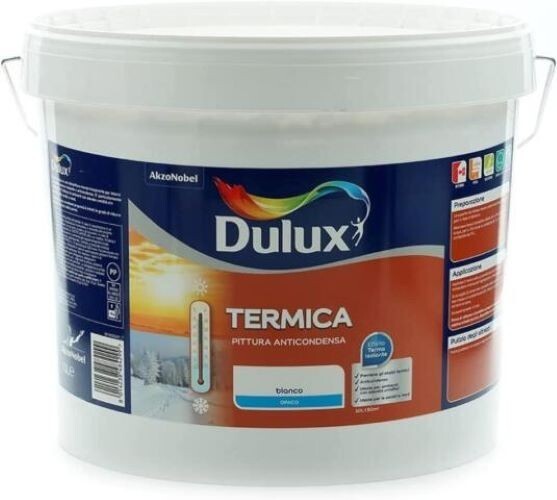 Pittura per interni traspirante Elevata Umidità bianco opaco Dulux ( 10 L)