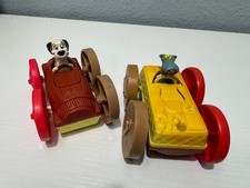 101 Dalmatians McDonalds Flip Cars 1997 Disney Happy Meal Toys Set of 2 Vintage