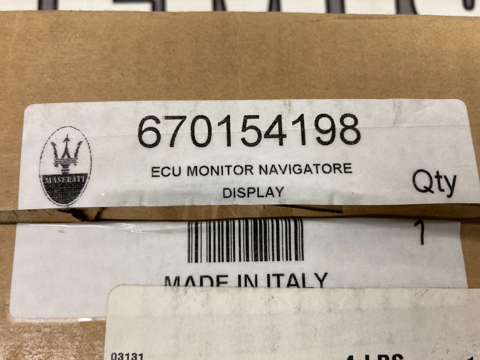 OEM Maserati ECU, Navigation Module Display, 670221185