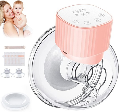#ad Wearable Breast Pump Hands Free Electric Suction Milk Feeding 3 Modes NEW $19.99