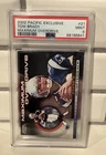2002 Pacific Exclusive Tom Brady Maximum Overdrive #21 PSA 9-RARE POP 5 (No 10s)