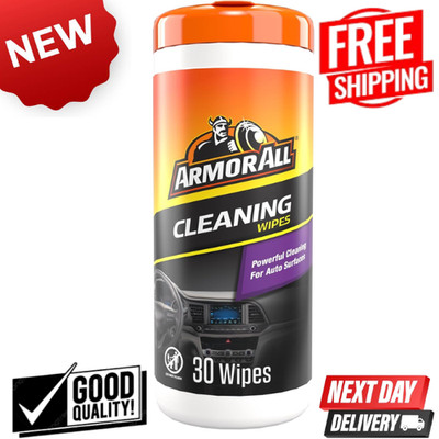 Armor All Interior Car Cleaning Wipes, 30 Count New Upgrade | Free Shipping USA