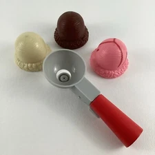 Melissa & Doug Ice Cream Playset Scoops Flavors Play Food Dessert Magnetic Scoop