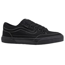 VANS Skate Bearcat Mens Low Top Skateboarding Shoes, Black Canvas, Pick Size