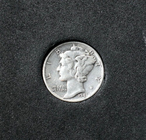 1941 Mercury Dime with a Good Strike and Bands