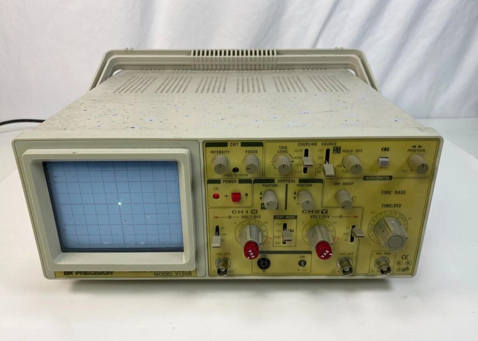 BK PRECISION 20MHZ OSCILLOSCOPE 2120B NO PROBES - Image 3 of 4