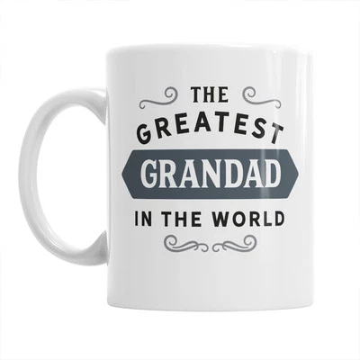 MAINLY MUGS Grandad Novelty Gift Mug Present I Love Cup For Birthday Christmas Xmas