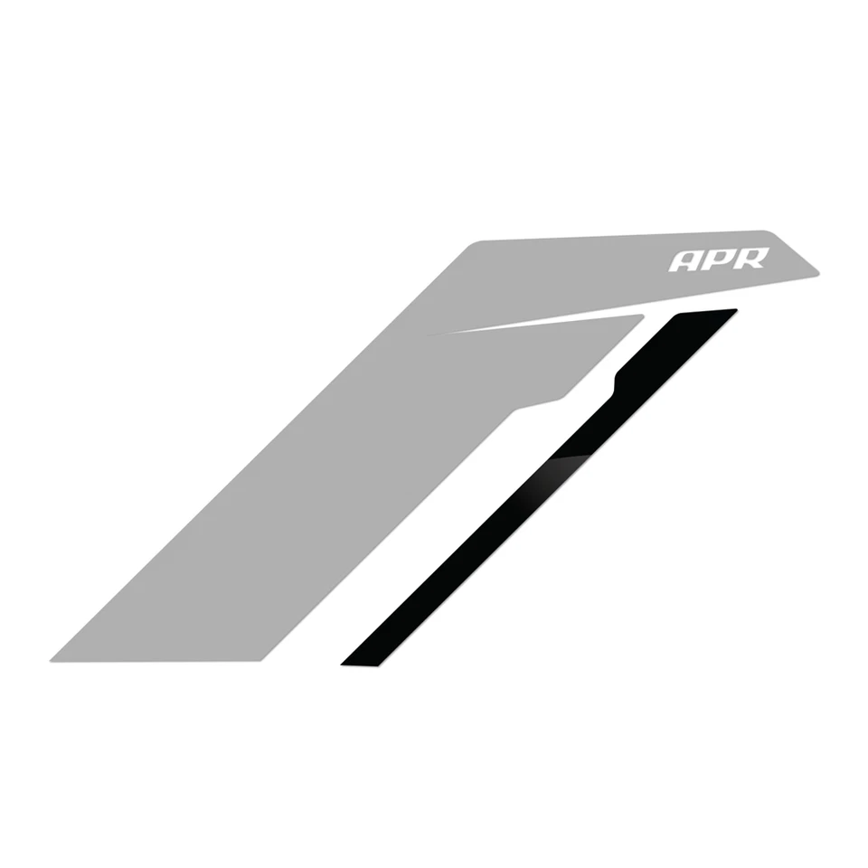 APR Sideburns 挡泥板贴花银色和黑色条纹 PM100335 — 第 4/4 张图片