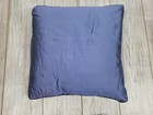 Shamiana Dupioni Silk Periwinkle Blue Zipper Cover & Pillow 21" Duck Feather