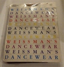 Adult WEISSMAN'S DanceWear SHIMMERY TIGHTS B Beige NEW NOS Dance Workout