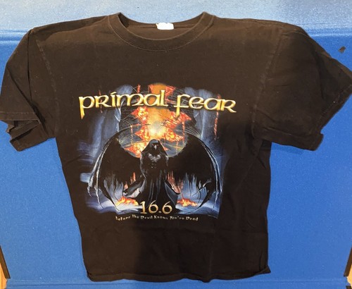 Primal Fear 2010 North America Tour Shirt Size Medium
