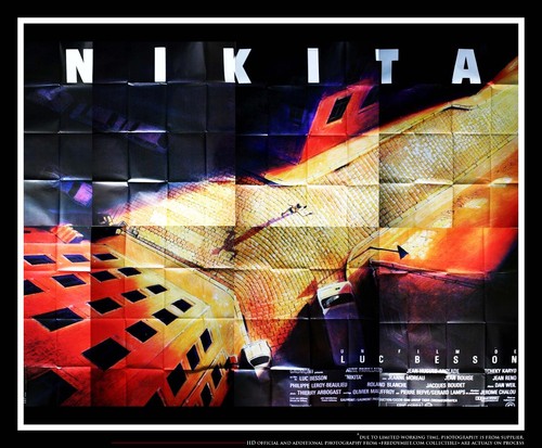 NIKITA Luc Besson French Billboard Vintage Movie Poster Original 1990