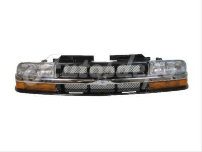98-04 CHEVY S10 PICKUP XTREME / -05 BLAZER LS LT GRILLE/MOLD CHR HEADLIGHT 5 PCS
