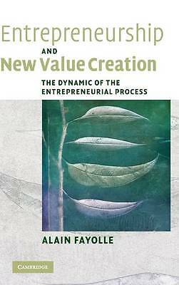 Entrepreneurship and New Value Creation Fayolle Hardback 9780521855181