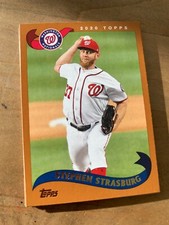 5x STEPHEN STRASBURG 2020 Topps Baseball BASE LOT (2002 style) #298