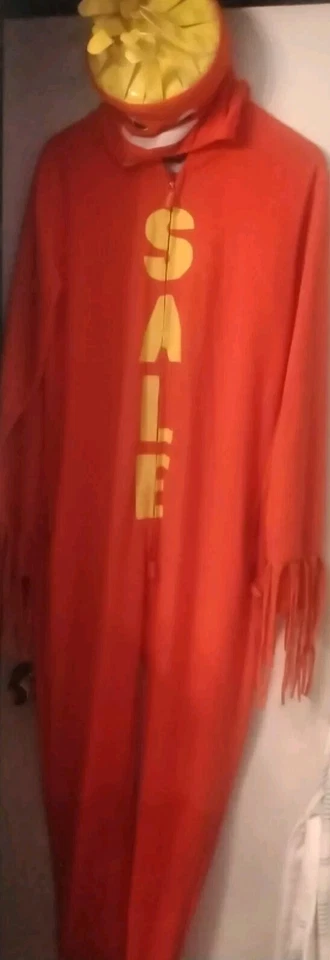 Tipsy Elves WOMEN'S INFLATABLE TUBE GUY COSTUME Size Medium Orange Halloween - Image 2 of 4