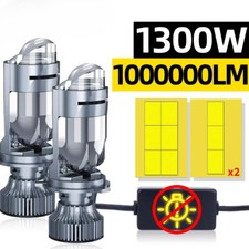 1000000LM 1300W Car Headlight Bulb 5570 CSP Motorcycle Dual Beam LED 12V 24V