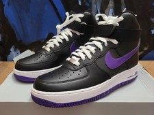 nike air force 1 mid 07 black court purple