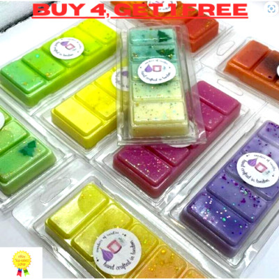 Wax Melts 55gm Snap Bars stark duftend Luxus Qualität Handarbeit in London