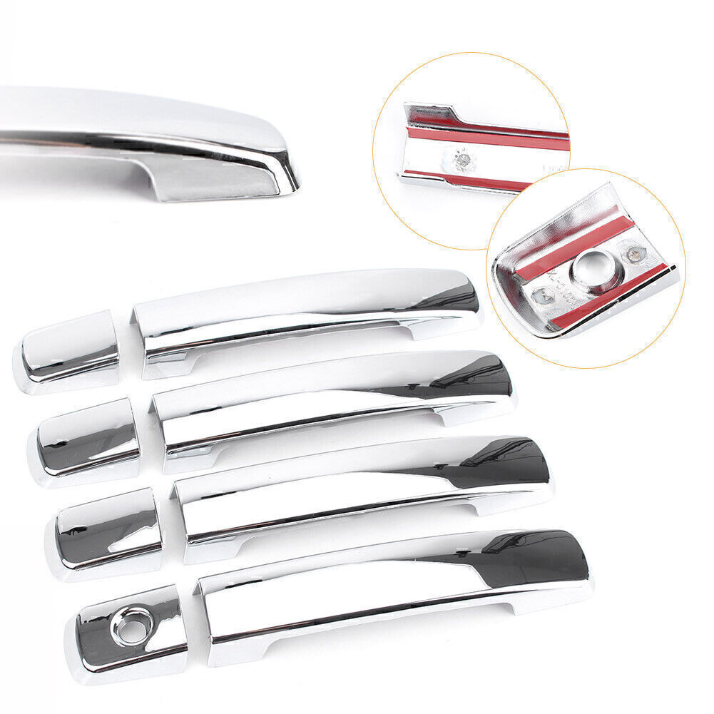 1 Set Chrome Side Door Handle Covers Trim for 2007-2011 Nissan Sentra 4-Door US