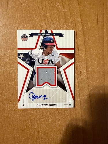 2025 Panini Stars & Stripes - Quentin Young - 18U Team USA Auto Relic - 第 1/18 張圖片