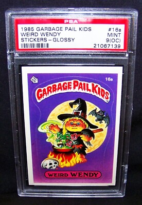 GARBAGE PAIL KIDS 1985 1st Series #16a Weird WENDY, Glossy 2** OS1