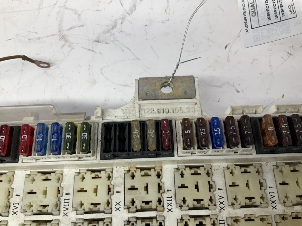 1992-1995 Porsche 928 Fuse Panel 92861010524 92861010523 | eBay