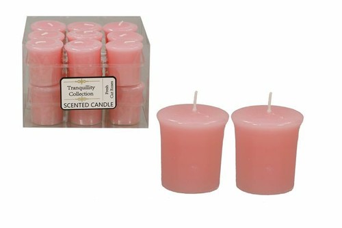 36PK Tranquility Scented Votive Candles 8 Hours Tealights Scents Decorative - Picture 4 of 13