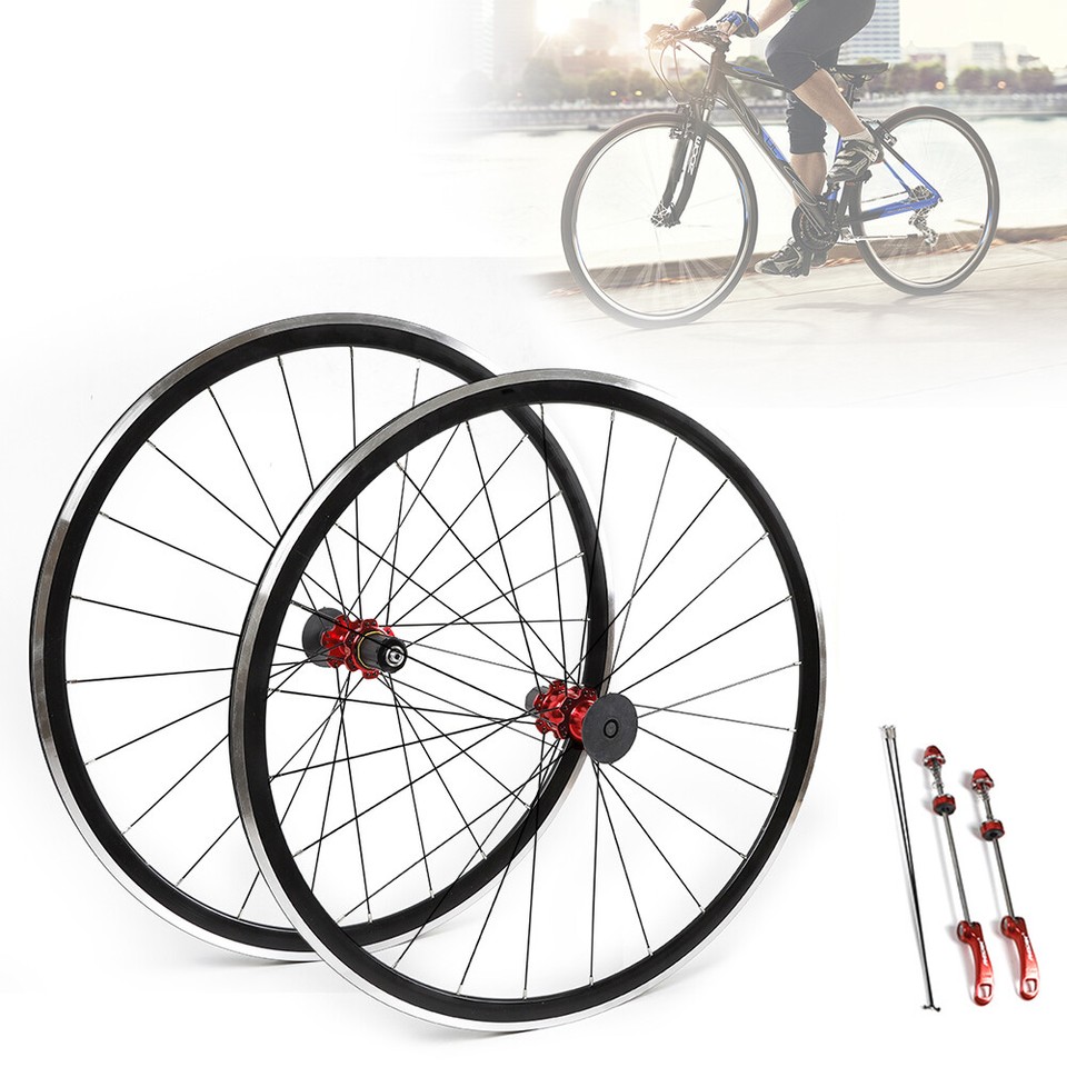 700C Road Bike Wheels Front&Rear Clincher Rim Brake 7/8/9/10/11 Speed