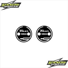 2 ADESIVI CARTER VARIATORE YAMAHA T MAX 500/530 compatibili protezione BIANCO