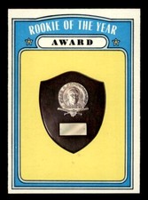 1972 Topps Baseball #625 Rookie Of The Year Award NM *d12