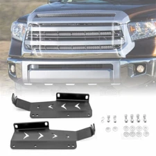 42'' Curved Light Bar Upper Grille Mounting Brackets for 2014-2021 Toyota Tundra