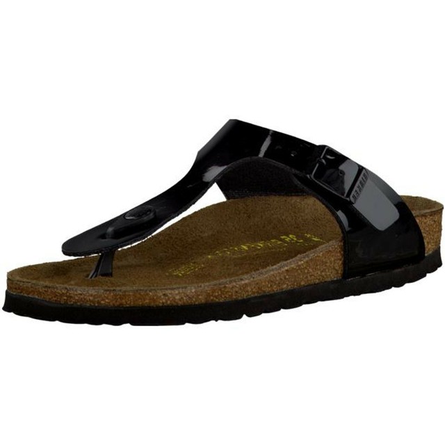 black birkenstock gizeh sandals