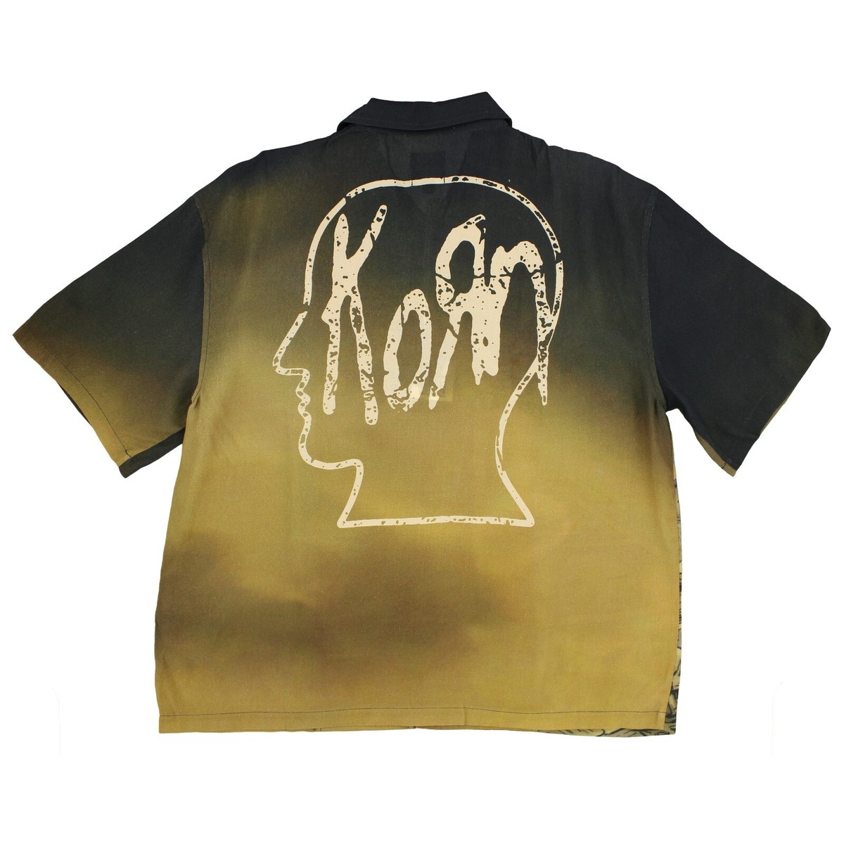 Brain Dead Men's Button Up Shirt Korn Follow the Leader Graphic