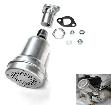 Exhaust adapter With Muffler for: Predator 212cc, Honda GX160, GX200, DuroMax 7