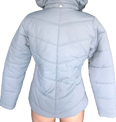 LN! Columbia Women's blue down puffer coat with faux fur hood