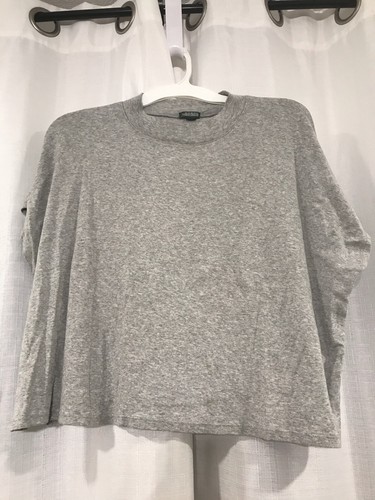Gray Mock Turtle-Neck Tee 