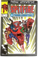 SPITFIRE AND THE TROUBLESHOOTERS #1 CVR A 1986 MARVEL COMICS VF+