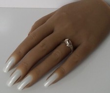 925 Sterling Silver Knot Design Ring Size 5