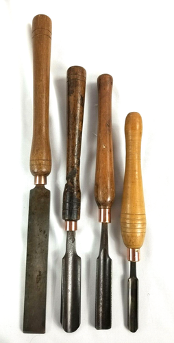 4 Professional Wood Turning chisels 