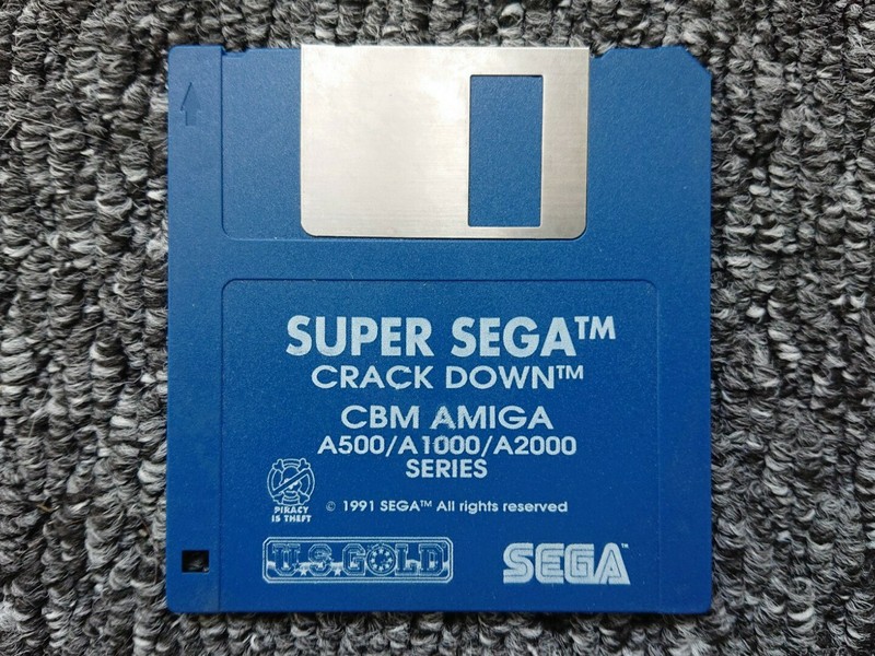 Commodore Amiga Game - Super Sega Crack Down
