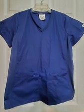 NWOT-UA Scrubs Scrub Top size M Navy w/Princess Seams-Chest 22"/L 27"