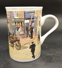 Bernard McMullen Tea Coffee Mug Back Street Scenes Butcher's Grocer's Shop 1999 