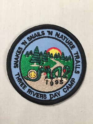 1995 Three Rivers Council Day Camp Nature Trails BSA Activity Patch | eBay