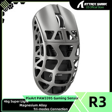 Attack Shark R3 Magnesium Alloy Mouse, Wireless 8K Mouse, 46g SUPERLIGHT Mouse
