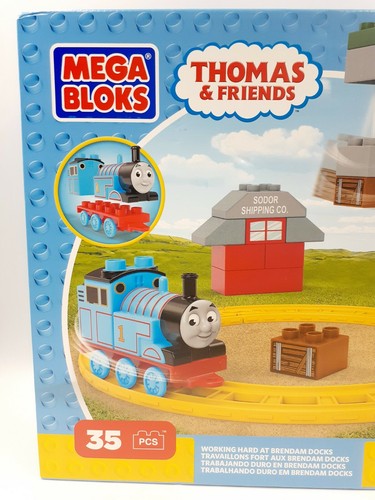 MEGA BLOKS arbeitet hart an Brendam Docks CRANKY THOMAS & FRIENDS Spielzeug 2-5 Jahre - Bild 3 von 4