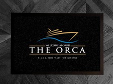 Personalizzato Barca Tappetino - Con il Tuo Nome - a Vela - 60x40cm BM101