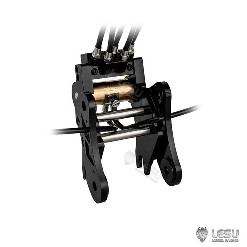 Metal Hydraulic Quick Release Coupler for LESU 1/14 Aoue C374F RC Excavator Part - Picture 3 of 10